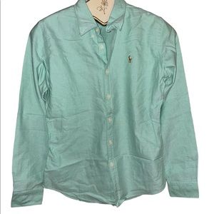 Polo Ralph Lauren Green Button Down NWOT